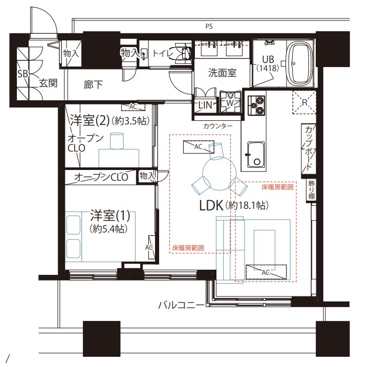 東京都港区芝１丁目 間取図・土地図