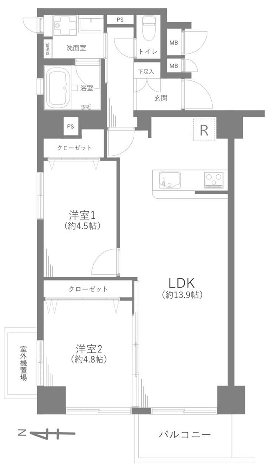 東京都三鷹市下連雀３丁目 間取図・土地図