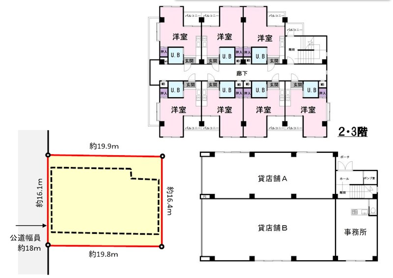 埼玉県所沢市緑町１丁目 間取図・土地図