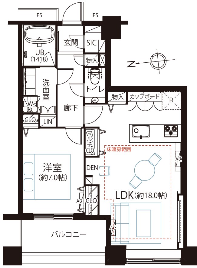 東京都港区港南４丁目 間取図・土地図