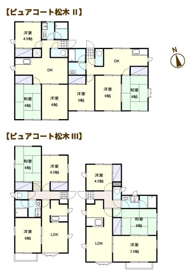 神奈川県平塚市片岡 間取図・土地図