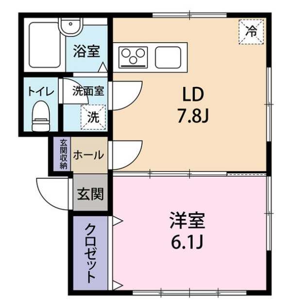 神奈川県平塚市八千代町 間取図・土地図