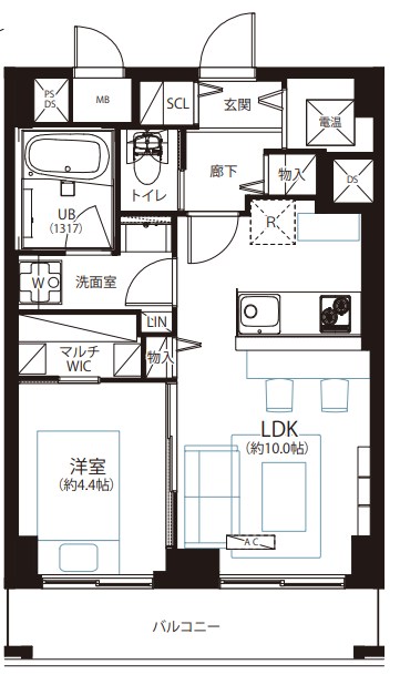 東京都港区芝浦２丁目 間取図・土地図