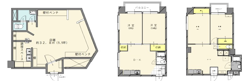 埼玉県川口市並木２丁目 間取図・土地図