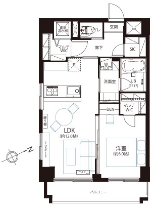 東京都港区芝浦２丁目 間取図・土地図
