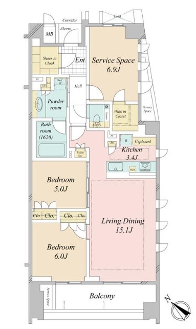 東京都港区南青山４丁目 間取図・土地図