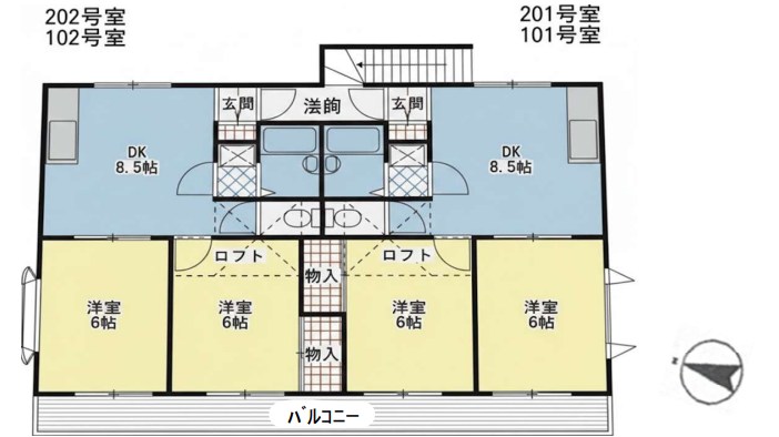 千葉県松戸市平賀 間取図・土地図