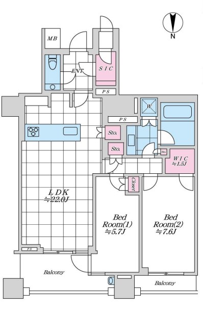 東京都港区三田１丁目 間取図・土地図