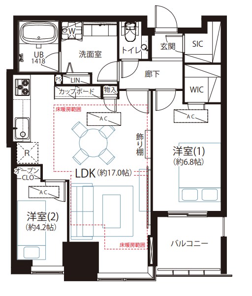 東京都品川区大崎２丁目 間取図・土地図