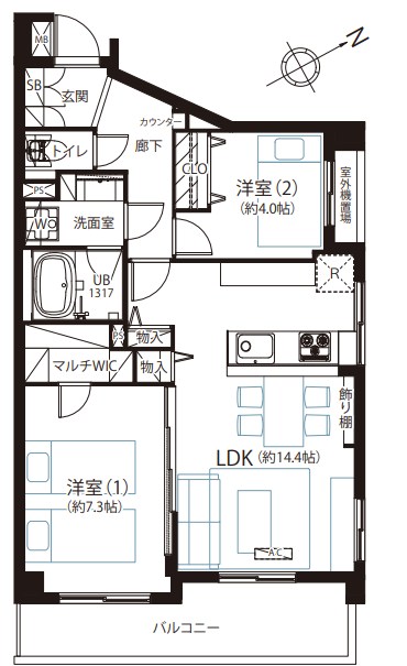 東京都大田区羽田６丁目 間取図・土地図