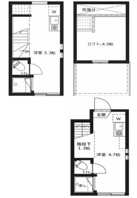 東京都杉並区高円寺南２丁目 間取図・土地図