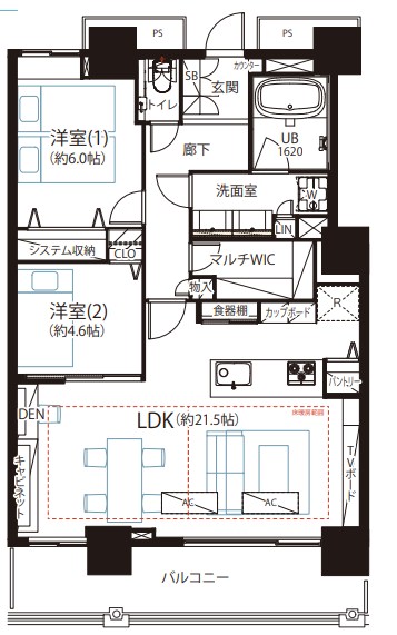 東京都港区港南３丁目 間取図・土地図