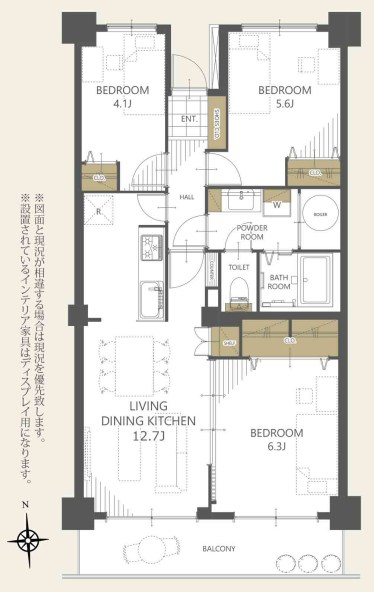 東京都板橋区小豆沢３丁目 間取図・土地図