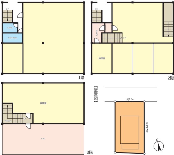 神奈川県厚木市愛甲東３丁目 間取図・土地図