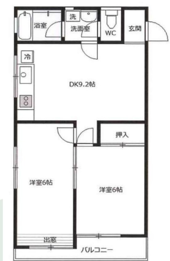 東京都西多摩郡瑞穂町箱根ケ崎東松原 間取図・土地図