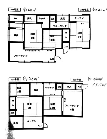 東京都江戸川区上一色２丁目 間取図・土地図