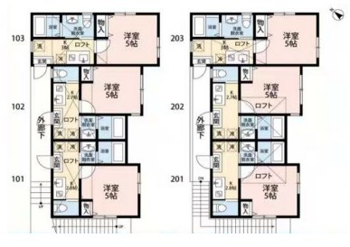 神奈川県横浜市神奈川区神之木台 間取図・土地図