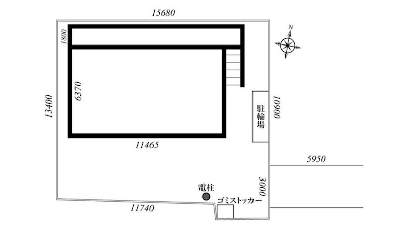 東京都葛飾区鎌倉１丁目 間取図・土地図