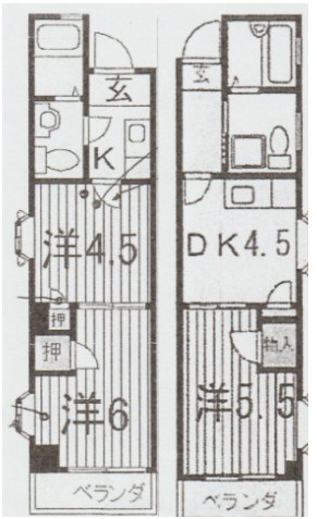 東京都板橋区大谷口北町 間取図・土地図