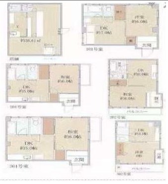 東京都足立区東綾瀬１丁目 間取図・土地図