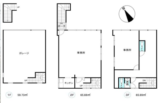 東京都清瀬市松山１丁目 間取図・土地図
