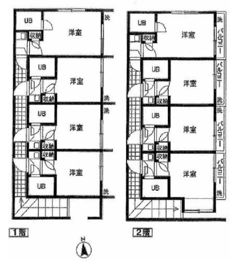 東京都大田区蒲田３丁目 間取図・土地図