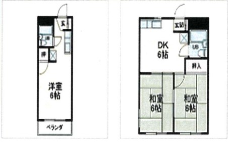 千葉県流山市加５丁目 間取図・土地図