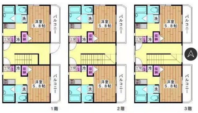 東京都葛飾区堀切２丁目 間取図・土地図
