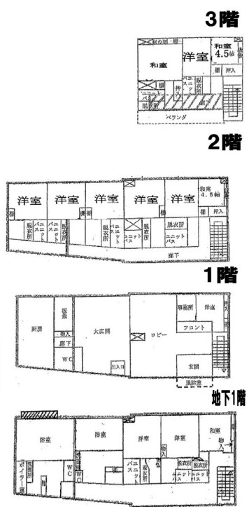 群馬県渋川市伊香保町伊香保 間取図・土地図