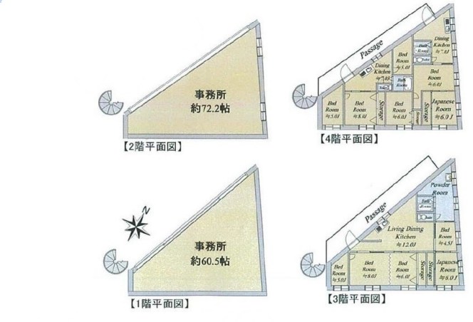 東京都江戸川区江戸川６丁目 間取図・土地図