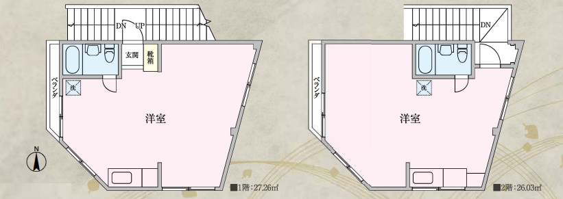 東京都杉並区堀ノ内３丁目 間取図・土地図