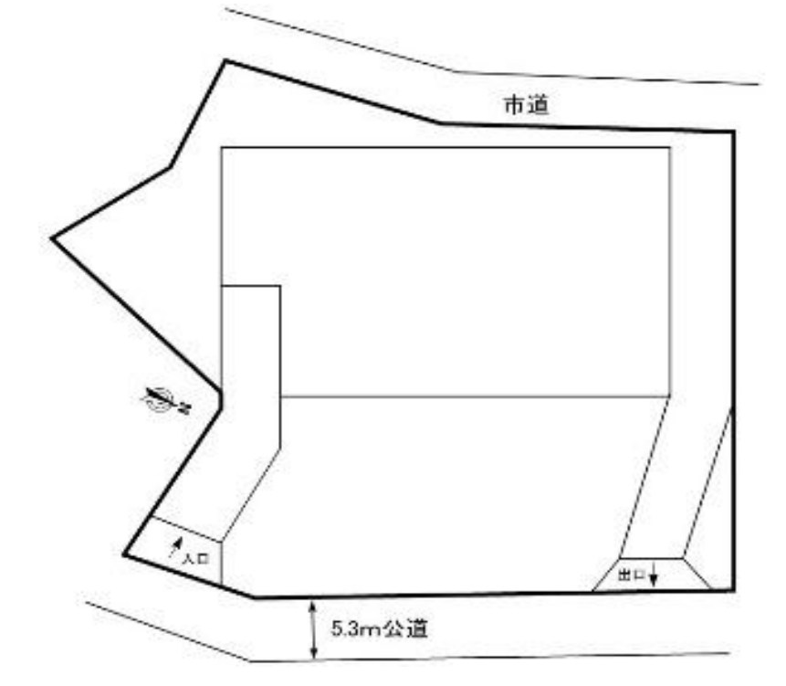 群馬県藤岡市神田 区画図