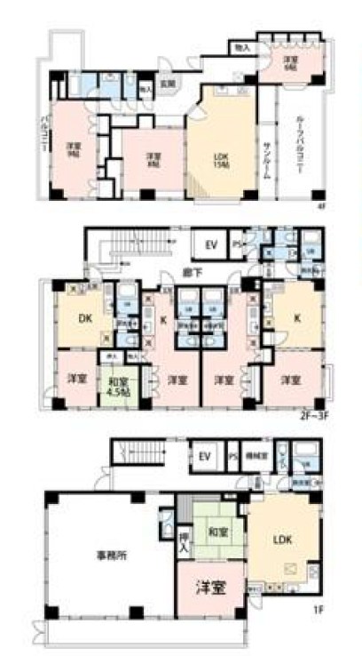 千葉県八千代市八千代台北５丁目 間取図・土地図
