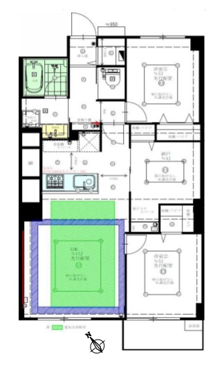 東京都渋谷区南平台町 間取図・土地図