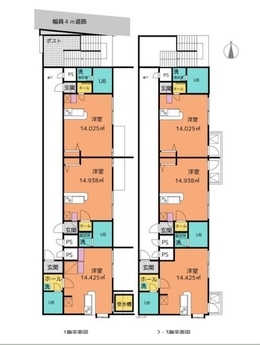 東京都墨田区八広３丁目 間取図・土地図
