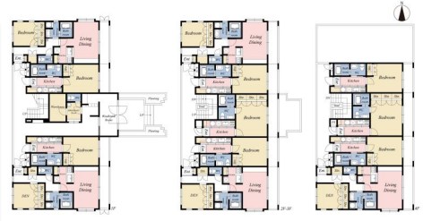 東京都杉並区高円寺南１丁目 間取図・土地図