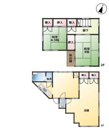 千葉県習志野市大久保３丁目 間取図・土地図