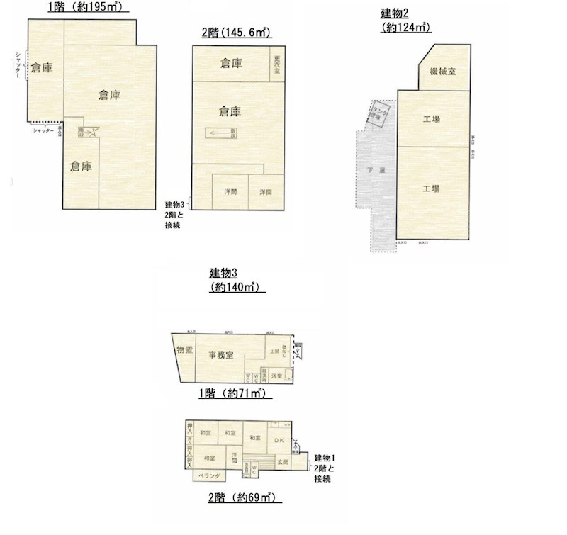 茨城県日立市十王町友部 間取図・土地図