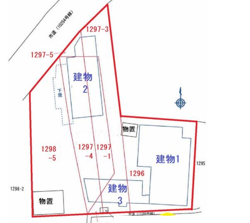 茨城県日立市十王町友部 区画図