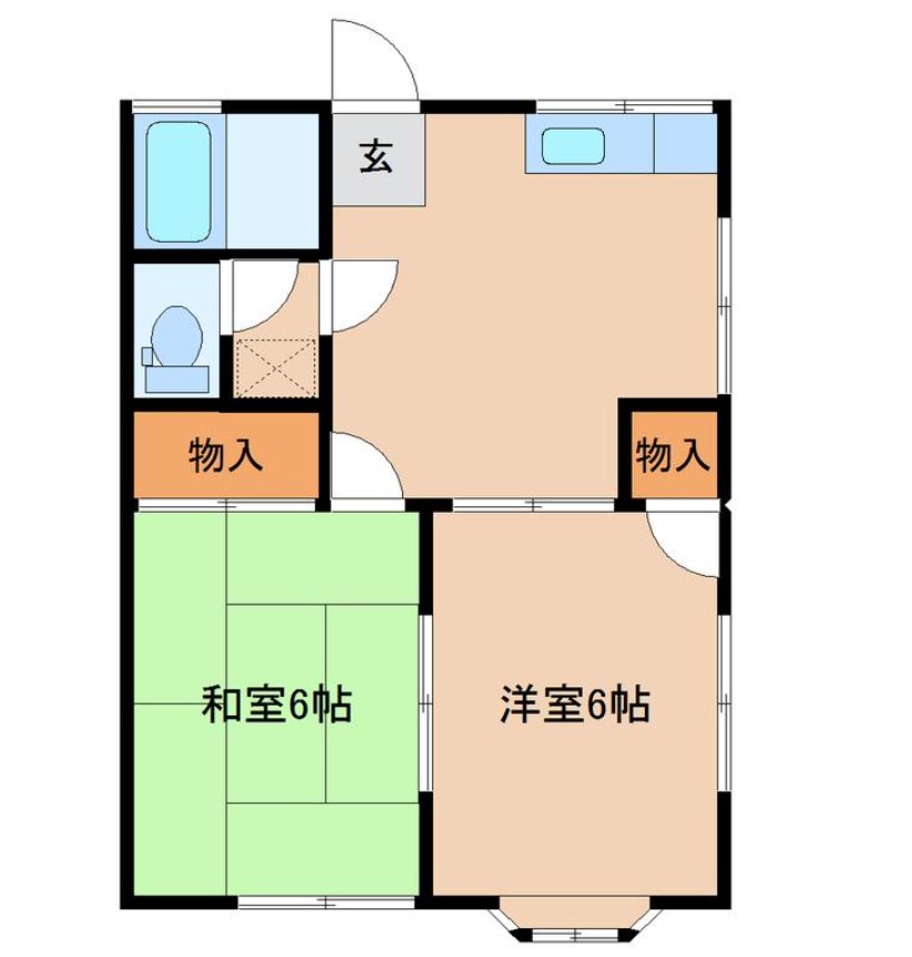 茨城県稲敷市江戸崎乙 間取図・土地図