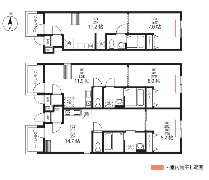 神奈川県横浜市瀬谷区橋戸１丁目 間取図・土地図