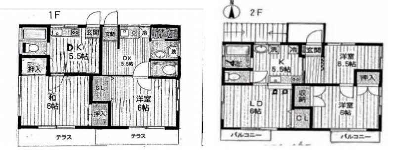 東京都国分寺市並木町２丁目 間取図・土地図
