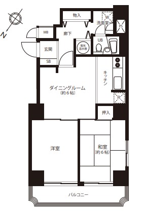 東京都中央区日本橋横山町 間取図・土地図
