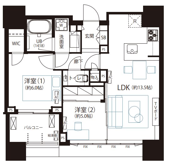 東京都豊島区南池袋１丁目 間取図・土地図