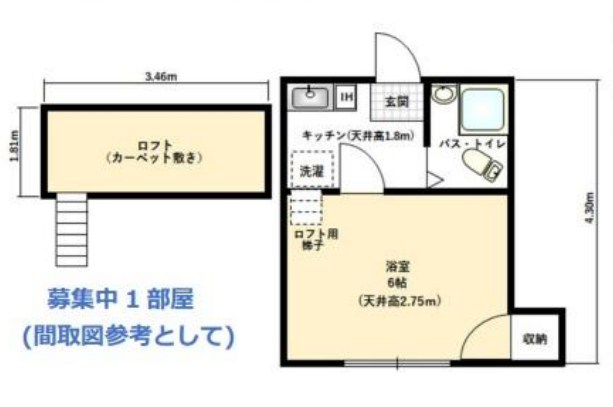 埼玉県朝霞市朝志ケ丘４丁目 間取図・土地図