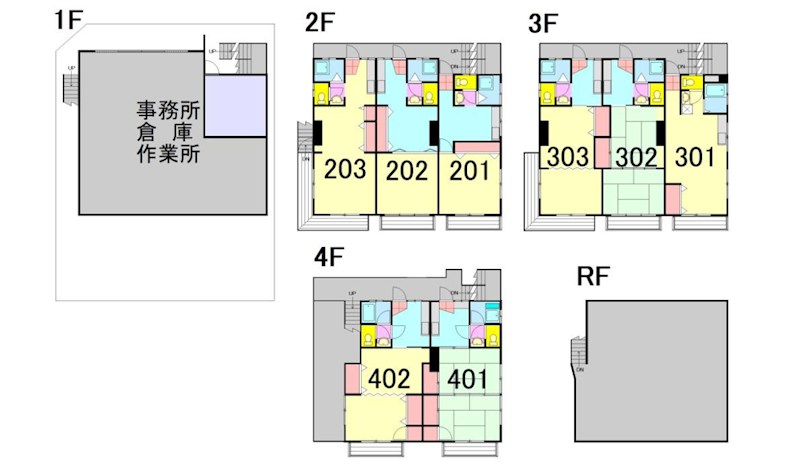 東京都中野区江原町３丁目 間取図・土地図