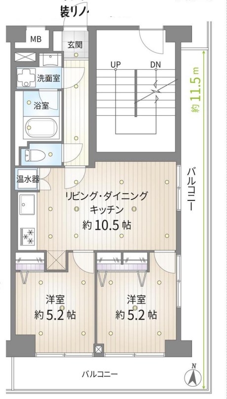 埼玉県さいたま市大宮区吉敷町２丁目 間取図・土地図