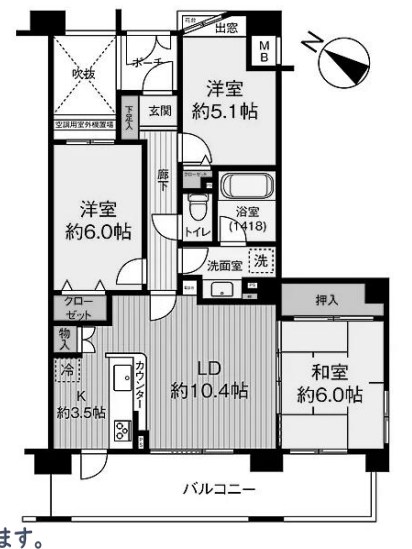 埼玉県所沢市東所沢２丁目 間取図・土地図