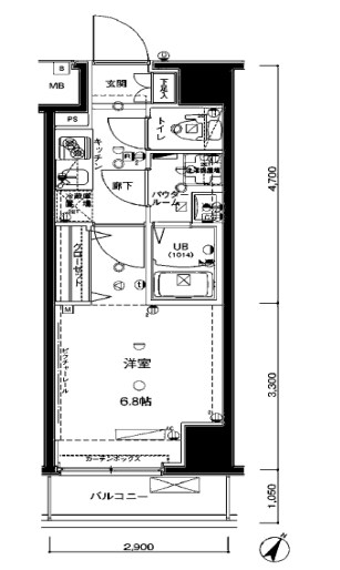 神奈川県川崎市川崎区南町 間取図・土地図