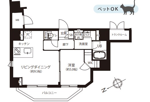 東京都渋谷区恵比寿３丁目 間取図・土地図